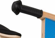 Houten loopfiets 12 inch Broozzer - verstelbaar frame - blauw