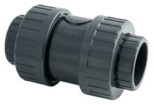 Terugslagklep 50mm PVC klikverbinding W'eau grijs