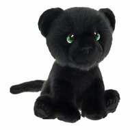 Keel Eco Sitting Black Jungle Cat 14cm