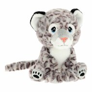 Keel Eco Sitting Snow Leopard 14cm