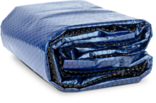 Solar zwembadzeil rechthoekig 488x244 cm zwart/blauw W'eau