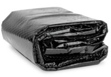 Zwembadzeil solar zwart 700x300 cm rechthoekig 500 micron dubbelzijdig