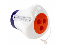 Chloordispenser met thermometer voor zwembad - regelbare dosering