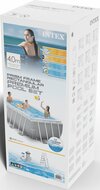 Rechthoekig frame zwembad 400x200x122 cm met ladder en filterpomp