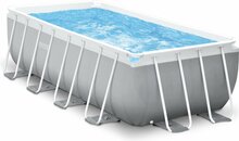Rechthoekig frame zwembad 400x200x122 cm met ladder en filterpomp