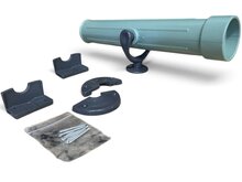 Telescoop 350 Pastel Groen/Grijs &ndash; Speelgoedtelescoop voor Speelhuis of Uitkijktoren