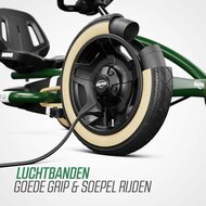 BERG Buddy Retro Green skelter 3-8 jaar met luchtbanden en BFR