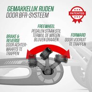 BERG Buddy Retro Green skelter 3-8 jaar met luchtbanden en BFR