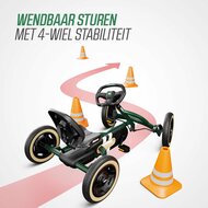 BERG Buddy Retro Green skelter 3-8 jaar met luchtbanden en BFR