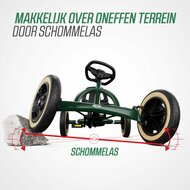BERG Buddy Retro Green skelter 3-8 jaar met luchtbanden en BFR
