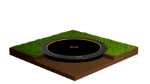 Avyna Trampoline FlatLevel &Oslash;430 | Zwart