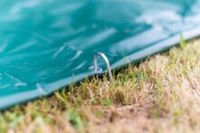 Afdekhoes voor trampoline FlatLevel 380x255 (238) | Groen