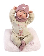 Llorens Babypop Tina 44 cm met Huilgeluid en Beertje
