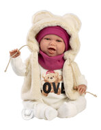 Llorens Babypop 42 cm met Lachgeluid, Mimi Sonrisas Beertje