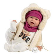 Llorens Babypop 42 cm met Lachgeluid, Mimi Sonrisas Beertje
