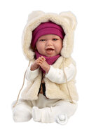 Llorens Babypop 42 cm met Lachgeluid, Mimi Sonrisas Beertje