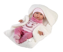 Llorens Babypop Mimi 42 cm met Huilgeluid en Draagtas