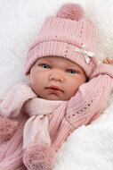 Llorens Babypop Nica 40 cm met Kussen en Roze Outfitje