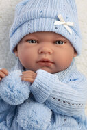 Llorens Babypop Nico 40 cm met Kussen en Flesje - Vinyl