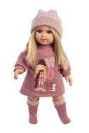 Llorens Pop Elena 35 cm blond haar roze winterkleding