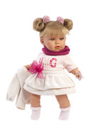 Llorens Huilpop Julia 42 cm met Geluid en Stoffen Lichaam