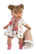 Llorens Huilpop Alexandra 42 cm met Geluid en Stoffen Lichaam