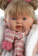 Llorens Huilpop Alexandra 42 cm met Geluid en Stoffen Lichaam