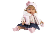 Babypop met Huilgeluid Carla 42 cm - Llorens