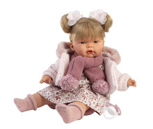 Llorens Babypop Joelle 38 cm met Huilgeluid en Roze Jasje