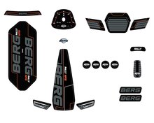 BERG-Onderdeel Skelter - Rally - Sticker Set NRG Orange