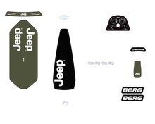 BERG-Onderdeel Skelter - Rally - Sticker Set Jeep Rally Cherokee