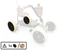 BERG-Onderdeel Skelter - wielen 9x2 - zwart/Beige Rear
