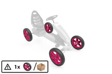 BERG-Onderdeel Skelter - wielen pink 12.5x2.5-9 slick