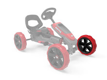 BERG-Onderdeel Skelter - wielen zwart-rood 10x2,5 front left