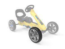 BERG-Onderdeel Skelter - wielen grijs-zwart 10x2,5 front