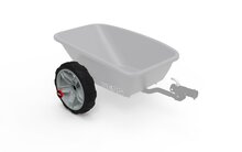 BERG-Onderdeel Skelter - wielen grijs-zwart 10x2,5 left (rood cover)