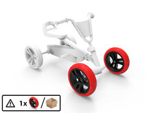 BERG-Onderdeel Skelter - wielen 9x2 - zwart/rood Front