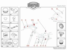 BERG-Onderdeel Skelter - XL Frame - Plastic parts