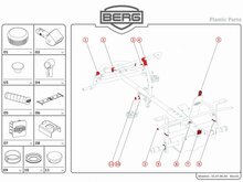 BERG-Onderdeel Skelter - XL Frame - Plastic parts