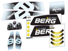 BERG-Onderdeel Skelter - XL/XXL Frame - Sticker set B.Super Yellow