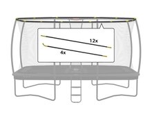 BERG Tent Tubes Set voor Ultim Veiligheidsnet DLX XL