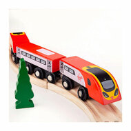 Bigjigs Houten Trein Virgin Pendolino - 5dlg.