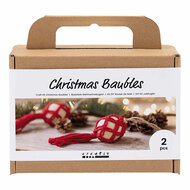 Hobbyset Kerstballen - Macrame Kerstrood