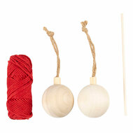 Hobbyset Kerstballen - Macrame Kerstrood
