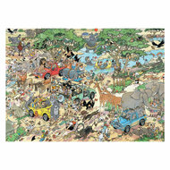Jan van Haasteren Legpuzzel - 2in1 Safari &amp; Storm, 2x1000st.