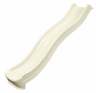 Glijbaan 1.75m met losse trap en wateraansluiting pastel wit