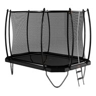 Avyna Trampoline Opbouw 305x225 (223) met net &ndash; Zwart