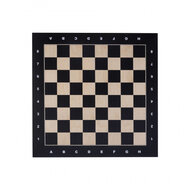 Schaakbord ingelegd inclusief cijfers en letters, 50 x 50 cm - Esdoorn