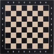 Schaakbord ingelegd inclusief cijfers en letters, 40 x 40 cm - Esdoorn