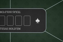 Pokerkleed 140 x 80 cm - Groen